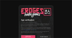 Desktop Screenshot of eroges.com