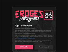 Tablet Screenshot of eroges.com